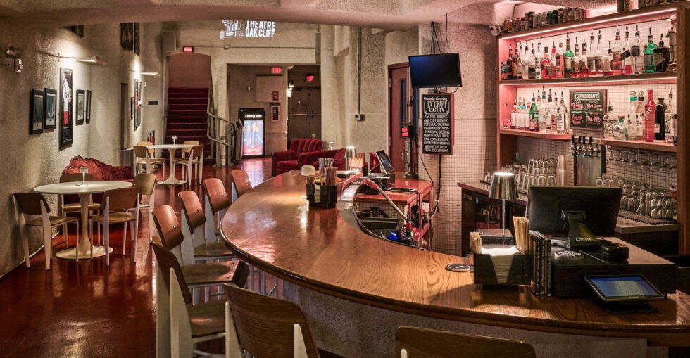 Main floor bar next to main auditorium entrance